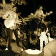 Spook the Horse band members performing live at the High Dive